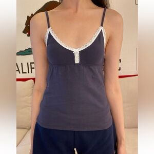 Brandy melville faded blue Tiffany tank top